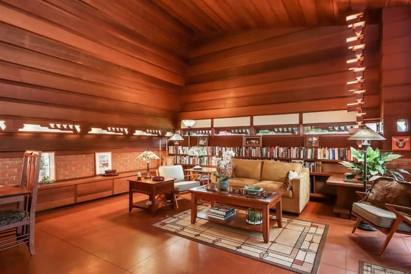 Frank Lloyd Wright Haddock House for Sale Photos Apartment Therapy