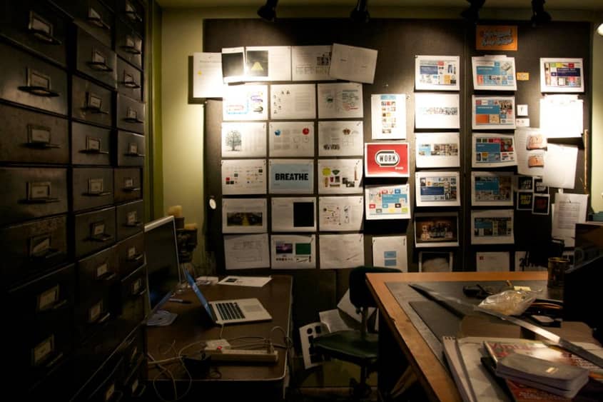 WORK Lab’s Vintage Eclectic Workspace | Apartment Therapy