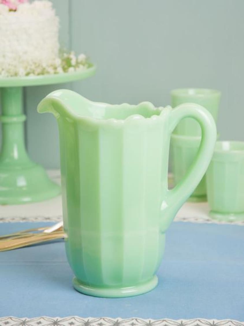Kitchen Trends Jadeite Milk Glass Tabletop Apartment Therapy