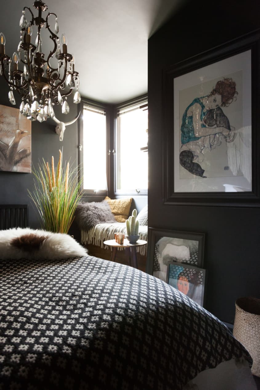 London House Tour: A Dark-Walled UK Maximalist Home | Apartment Therapy