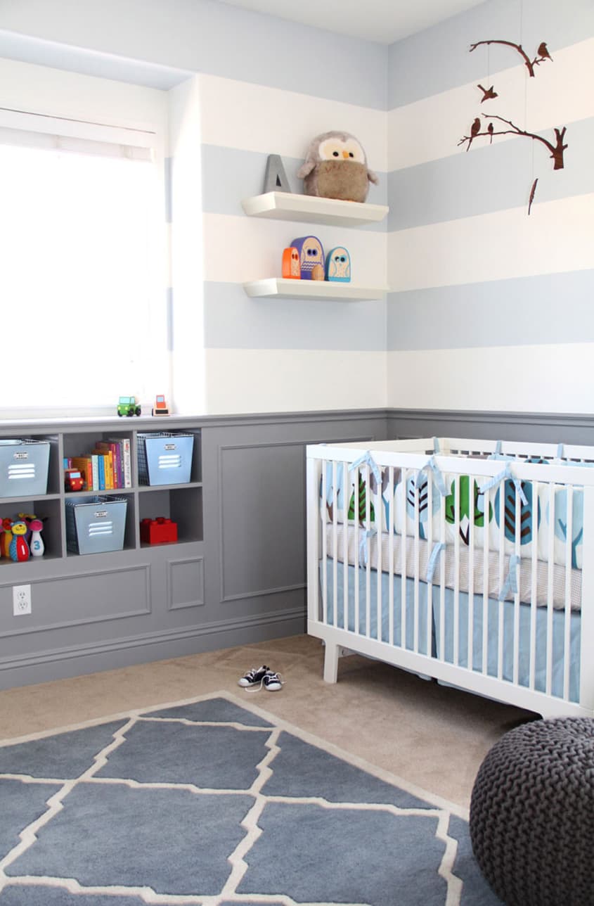 Aiden’s “Modern Preppy” Nursery | Apartment Therapy