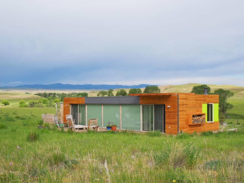 Tiny House Double Shipping Container Montana Photos Apartment Therapy
