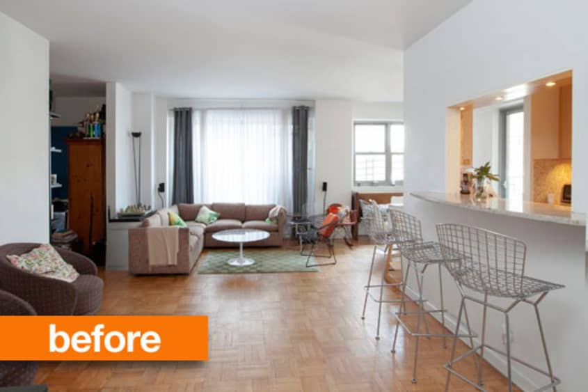 Washington Square Park Living Room and Kids’ Room Apartment Therapy