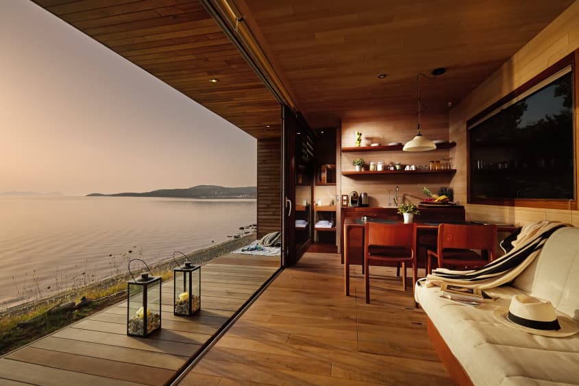 Tiny House Greece Vacation Rental Private Beach Apartment Therapy