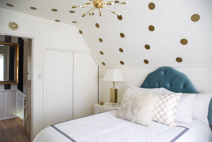 Before & After: Kristen’s Modern Regency Bedroom Makeover | Apartment ...