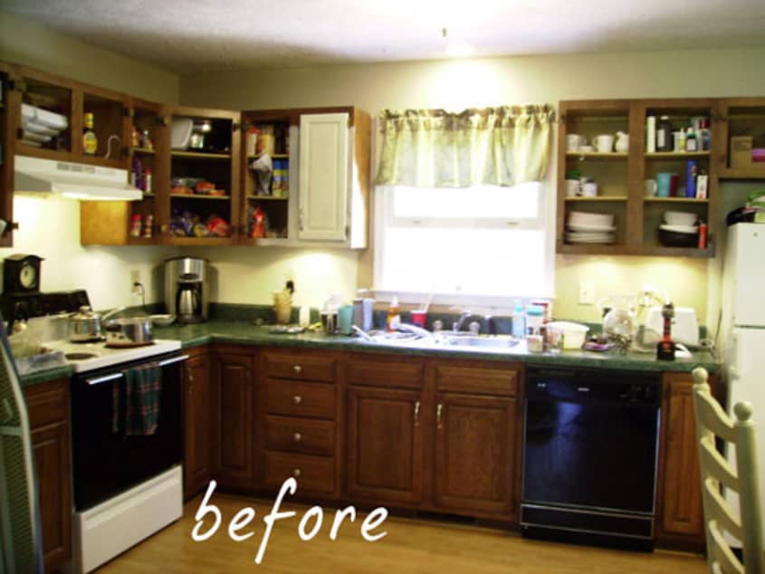Before & After 17 Rental Kitchen Makeover Apartment Therapy