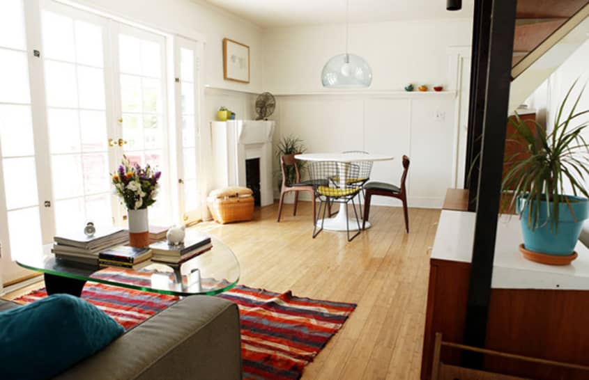 Genevieve and Maxwell’s Mid Century Perch Apartment Therapy