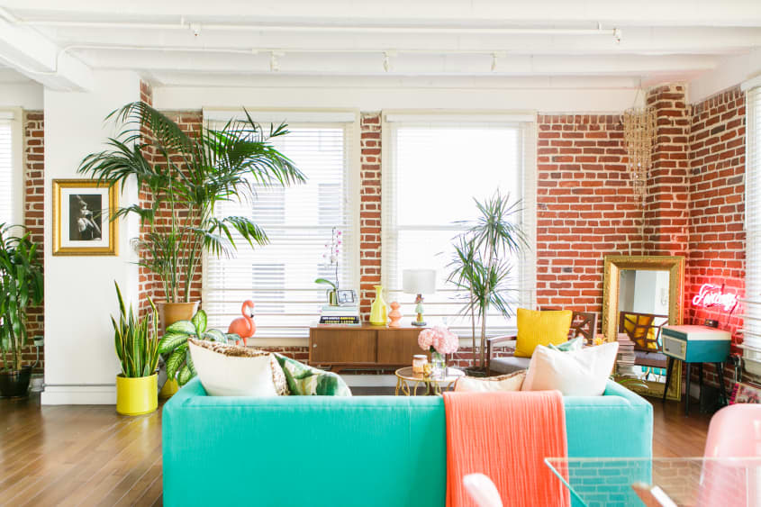 House Tour: A Vibrant Urban Jungle Paradise DTLA Loft | Apartment 