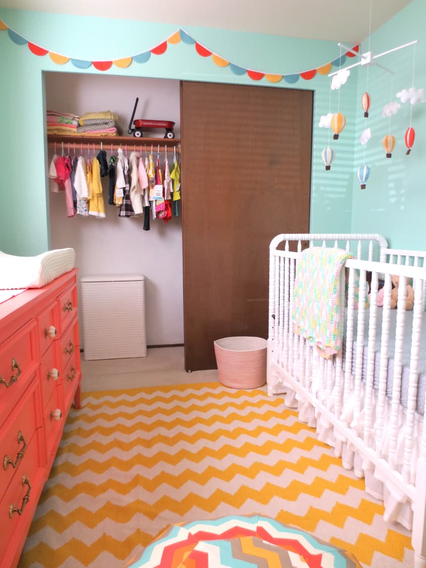 Emerson’s Colorful, DIY-Crafted Nursery | Apartment Therapy