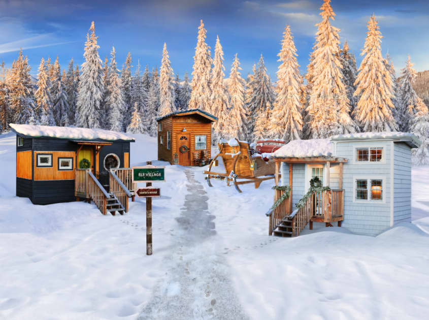 House Tour Santa Claus' (and the Elves!) North Pole Paradise