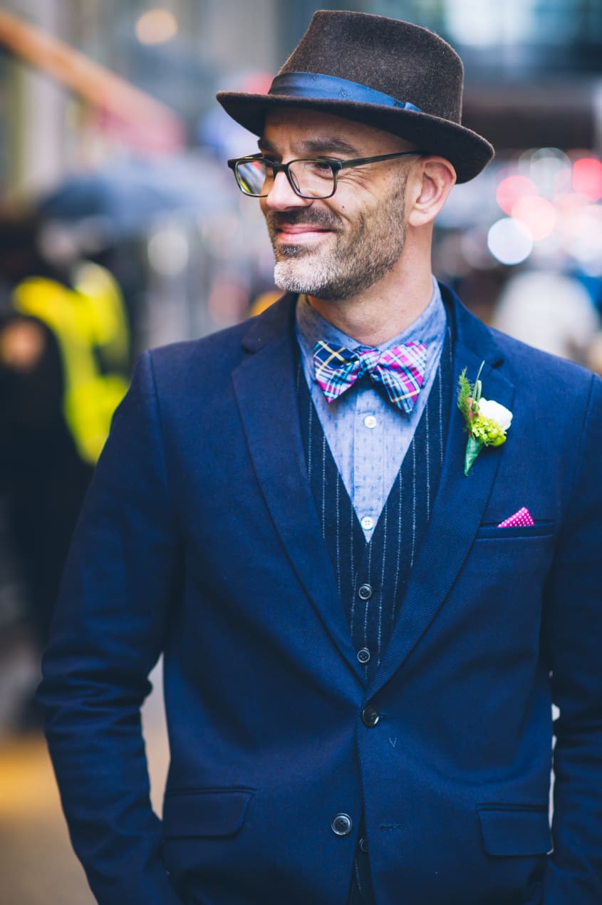 Real Wedding: NYC Elopement With a Katz's Deli Reception for Two ...