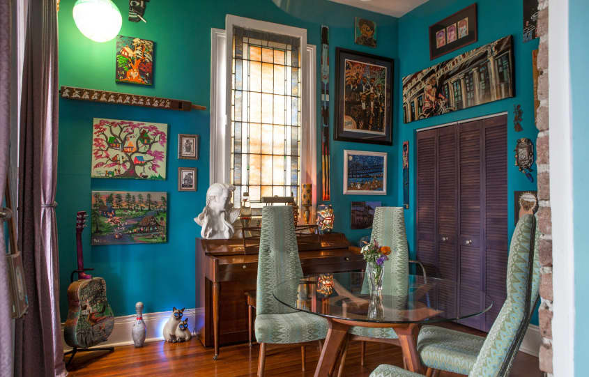 House Tour: A Colorful, Art-Filled New Orleans Home | Apartment Therapy