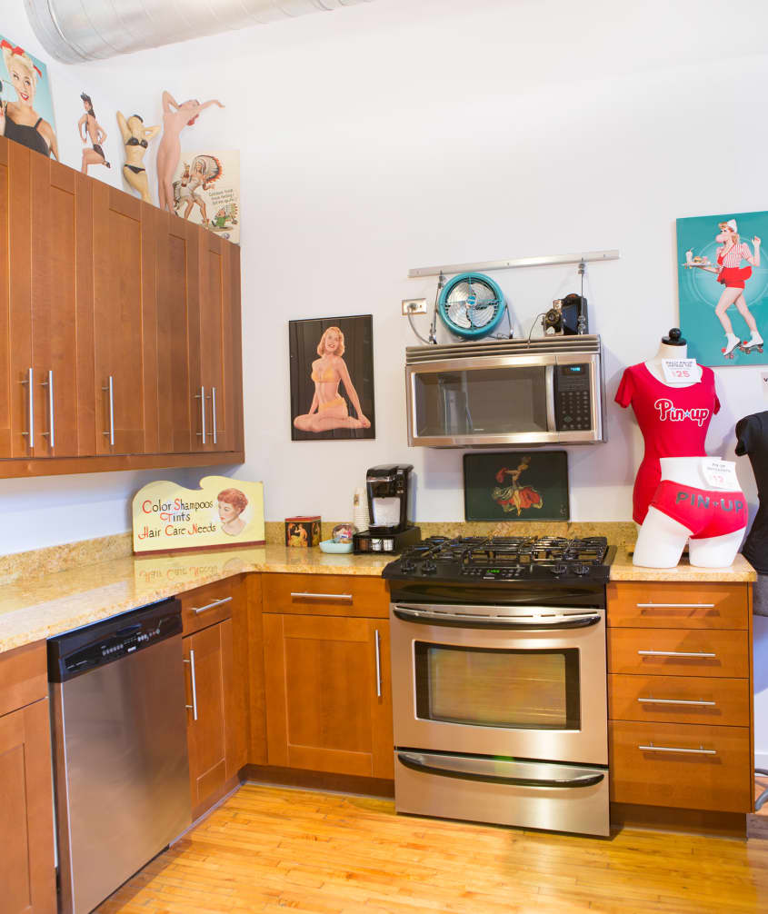 Celeste & David’s Modern Pin-up Pad | Apartment Therapy