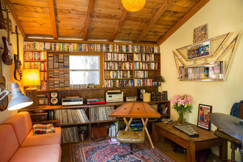 Kristin & Derek’s Musical Laurel Canyon Lodge | Apartment Therapy