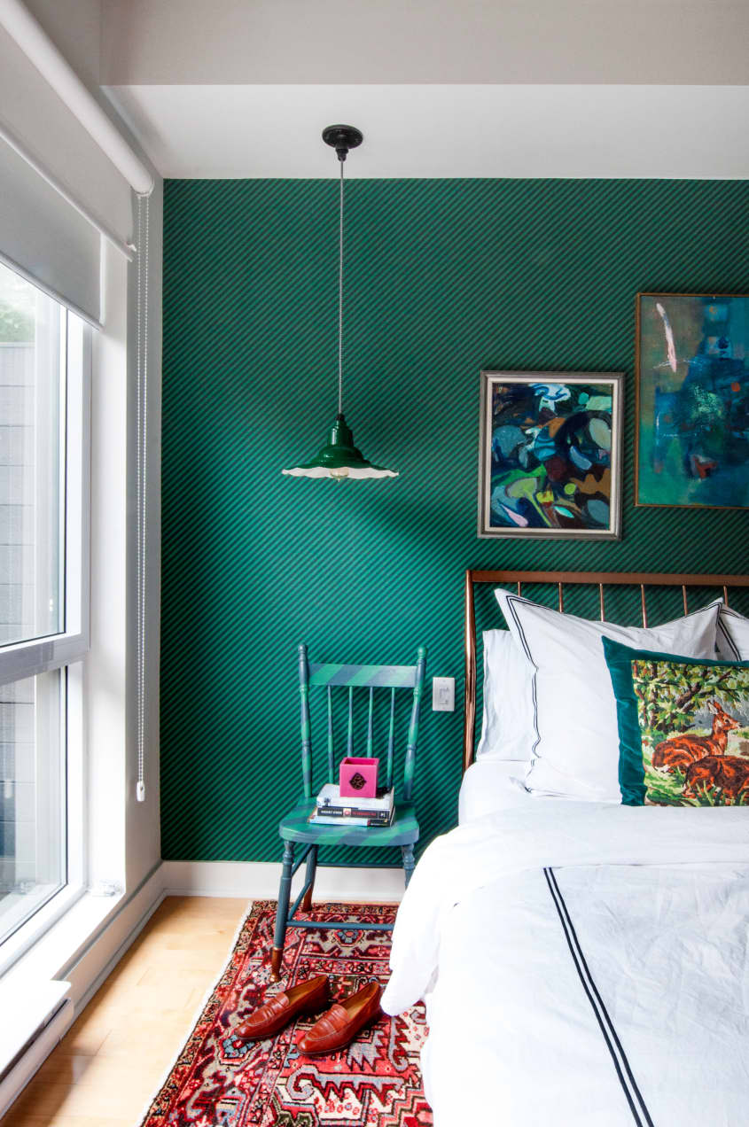 Canada Home Tour A Colorful Modern Montreal Apartment Apartment Therapy