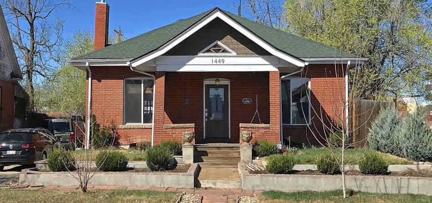 View of A Historic Denver Bungalow Survives Fire & Neglect to be Lovingly ...