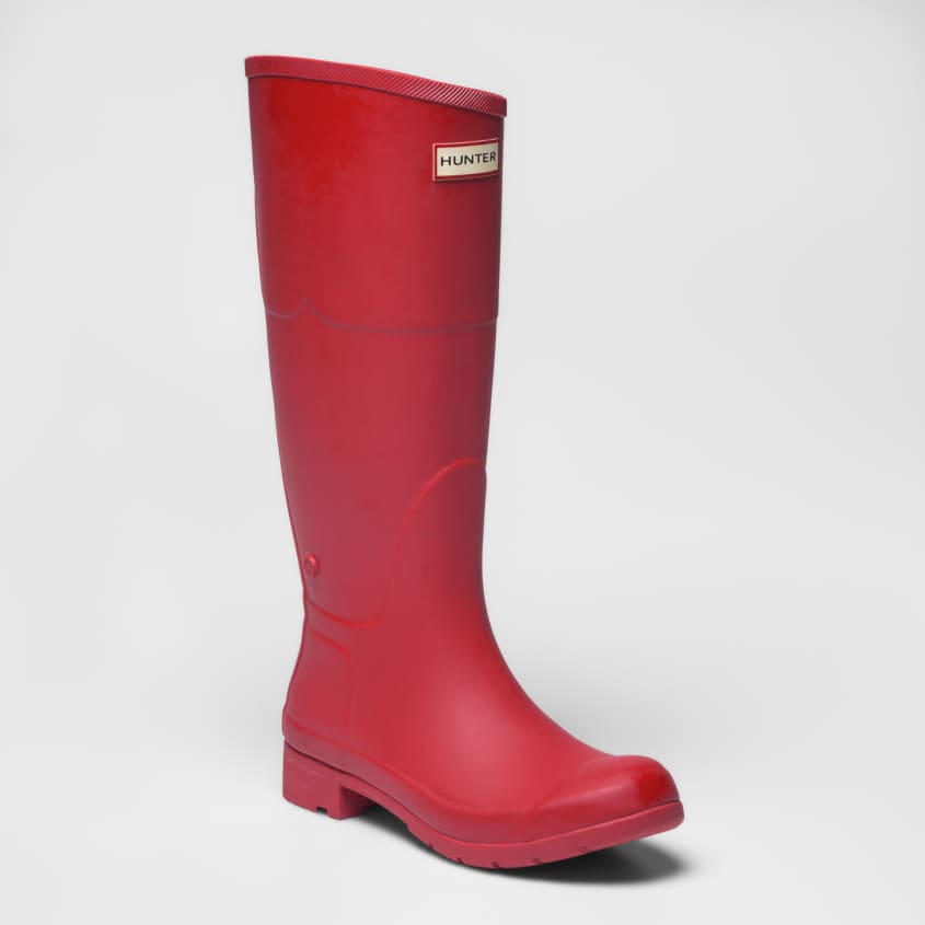 Red hunter rain boots sale deals