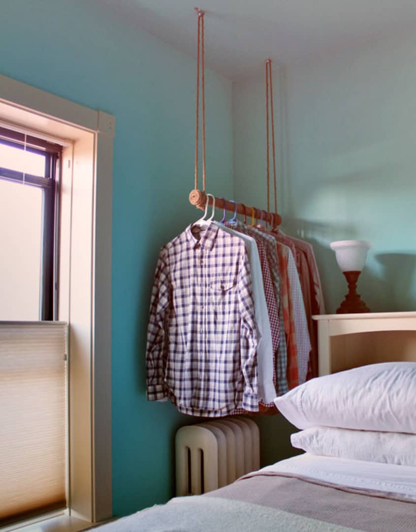 Hanging discount clothes rope