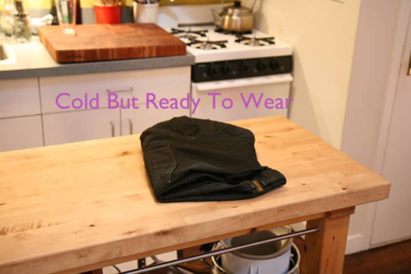 How To Clean Your Jeans Without Water (In the Freezer!) Apartment Therapy