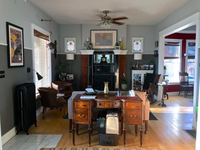 Image showcasing A Historic Denver Bungalow Survives Fire & Neglect to be Lovingly ...