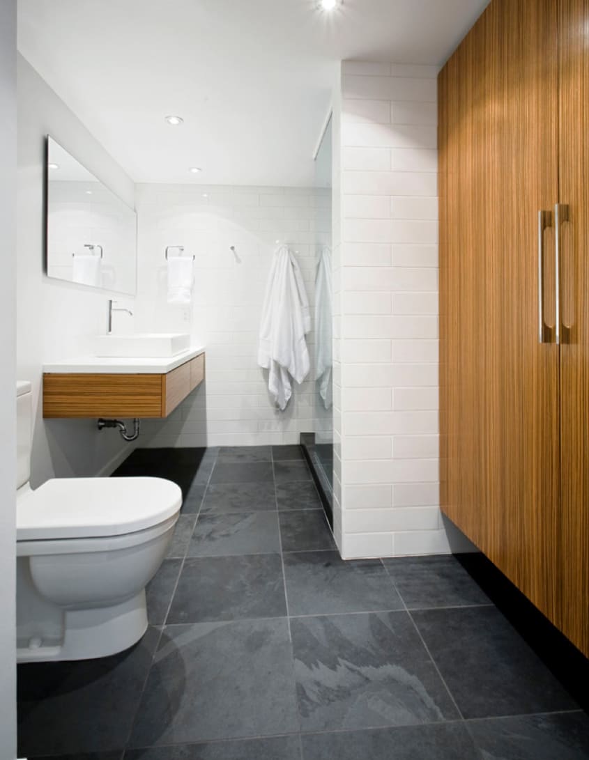 What’s the Best Tile Layout For My Bathroom? Straight or Staggered? Apartment Therapy