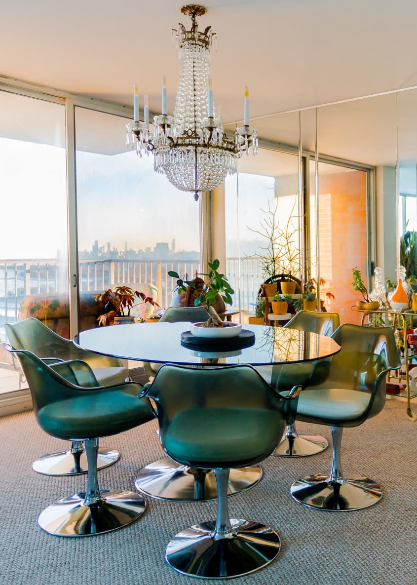 Chicago Condo MidCentury Modern Glam Decor Ideas Apartment Therapy