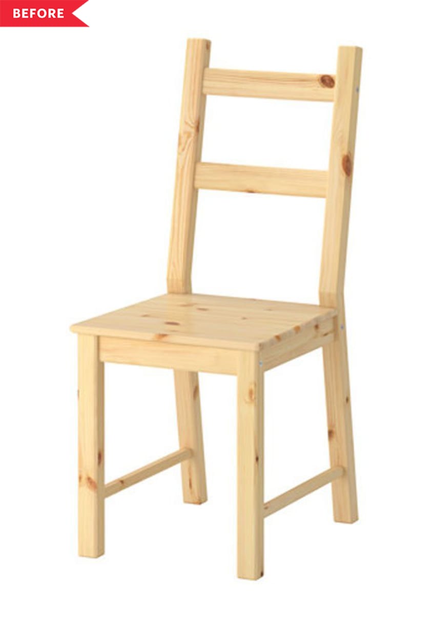 Before and After Dining Chair Makeovers and IKEA Hacks Apartment Therapy