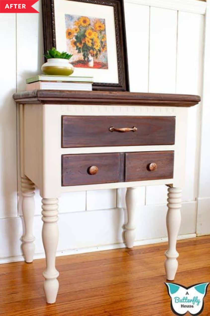 Two tone top painted furniture