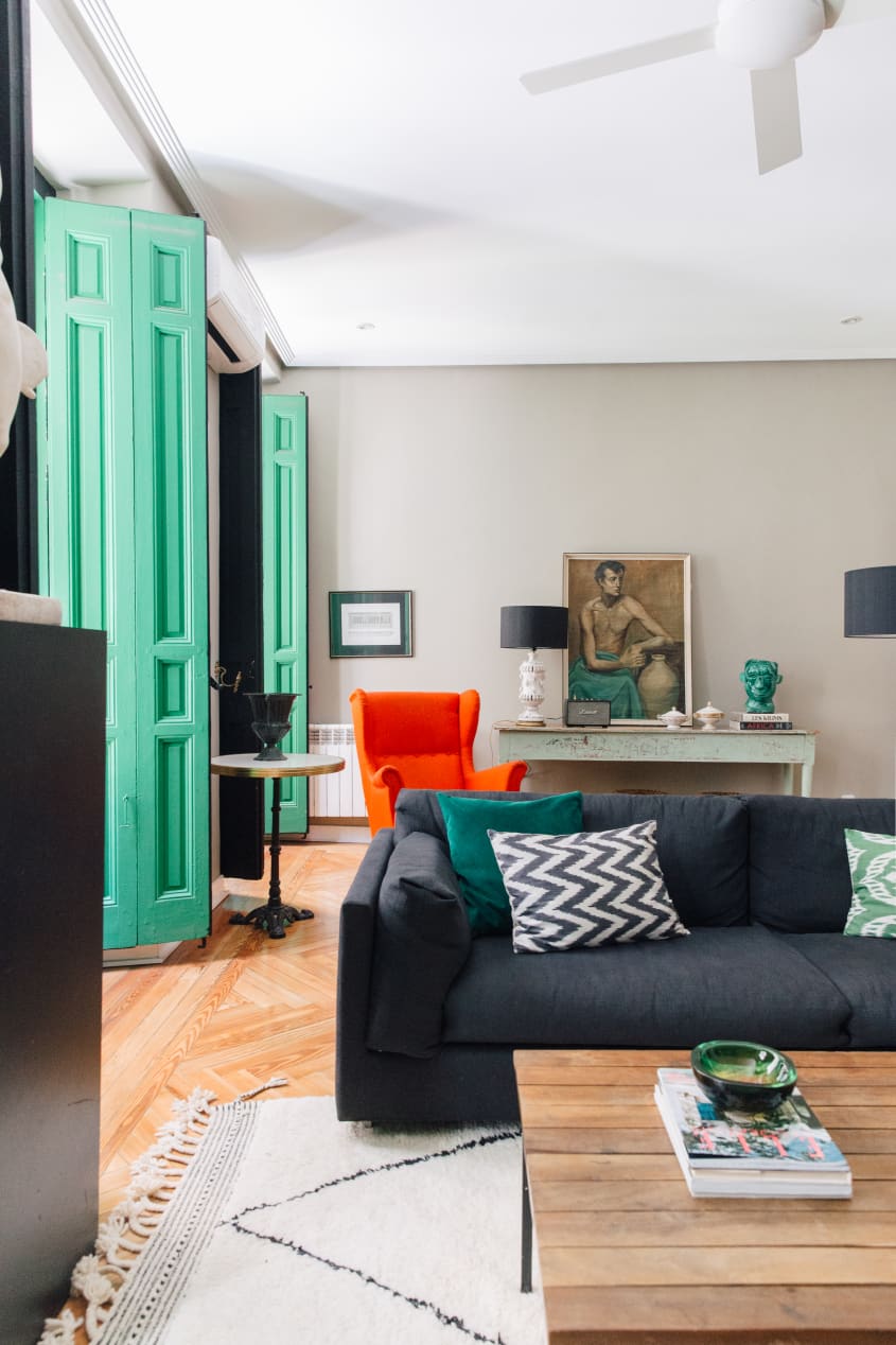 Bold Colors in an Eclectic Spanish Home | Apartment Therapy