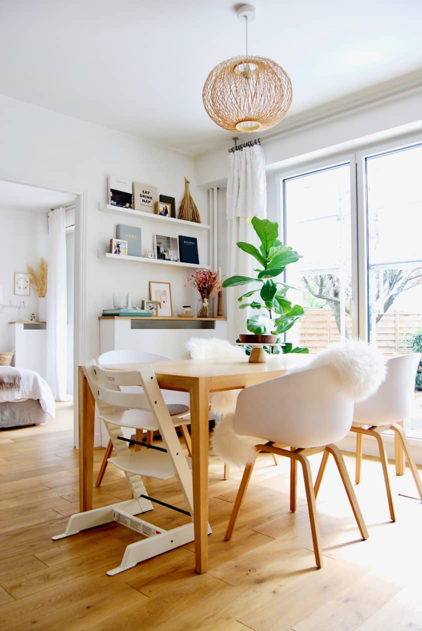 View of Scandinavian Inspired Simple Chic Paris Home Tour | Apartment Therapy