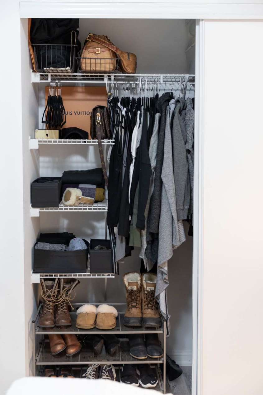 Organizing and Storage Ideas in a Toronto Condo Tour | Apartment Therapy