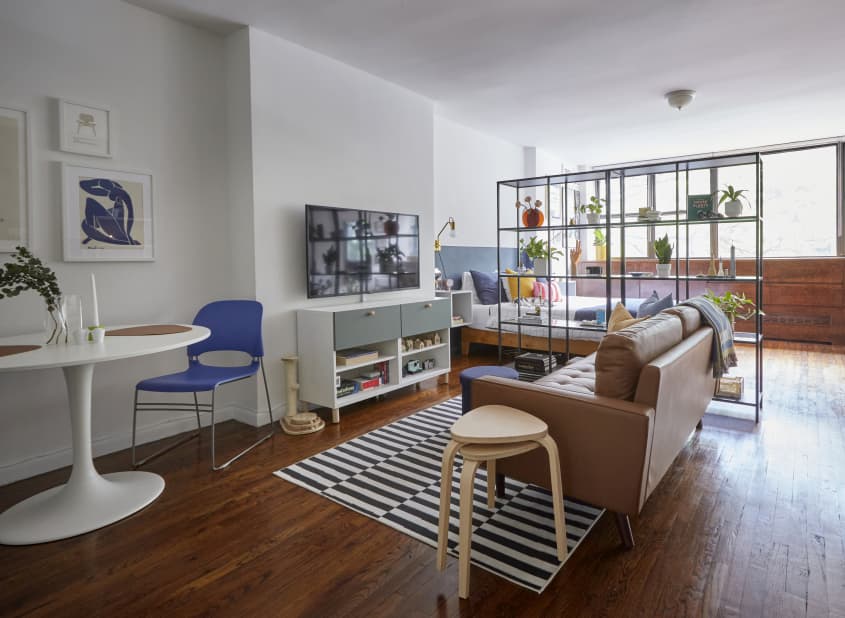 Two College Students Maximize Space in This 450 Square Foot Studio