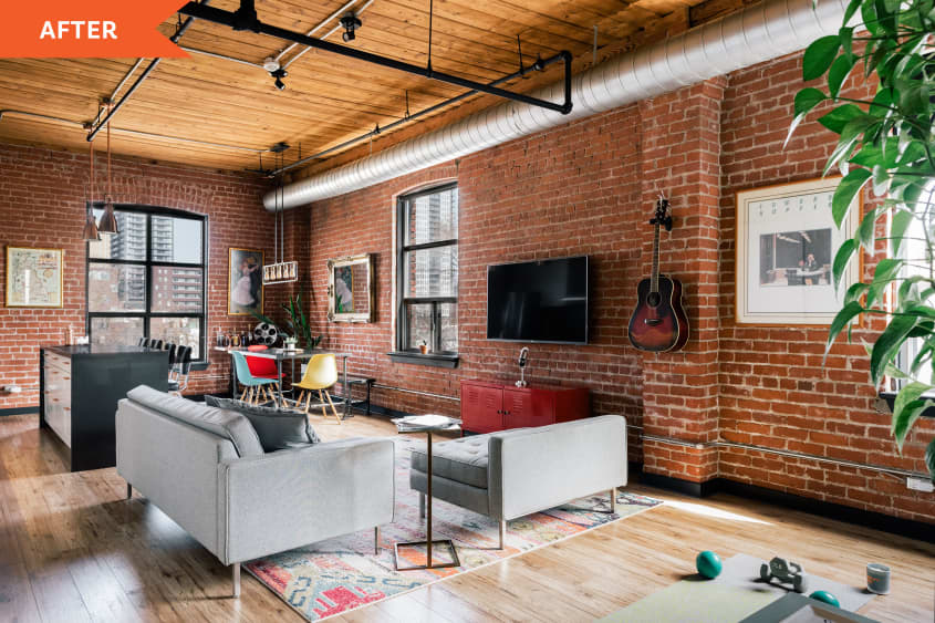 B&A: A Shabby, Dated Loft Is Revitalized with a Reconfigured Floor Plan ...