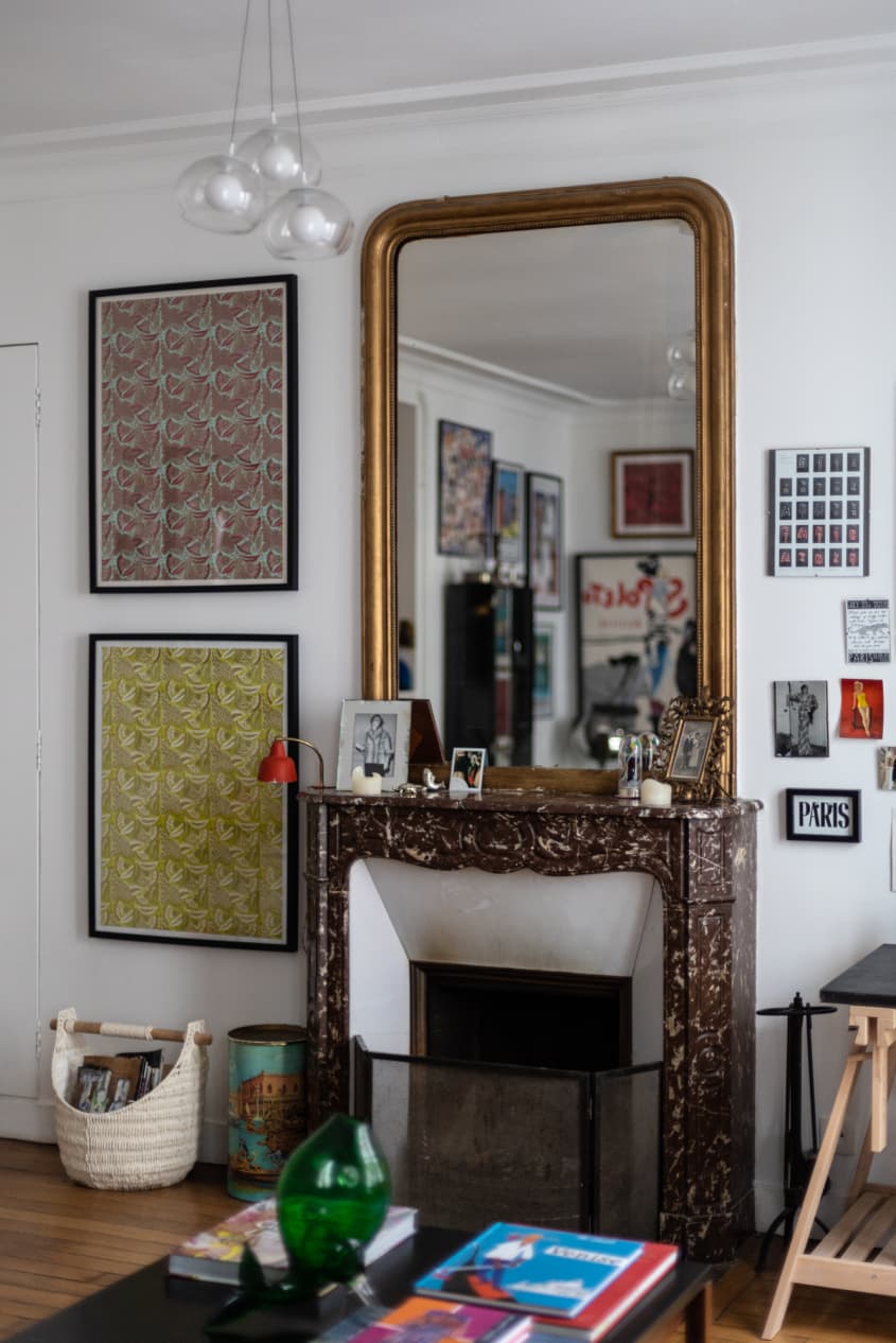 Small Paris Apartment Full of Charm, Vintage Pieces, and Funky Art ...