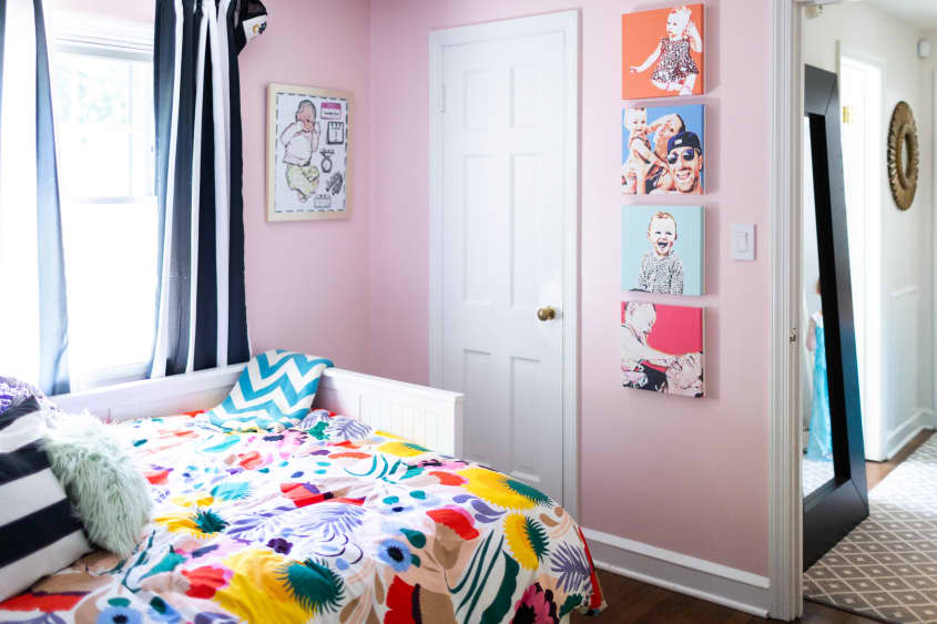 Colorful Mural and IKEA Hack Decor Ideas | Apartment Therapy