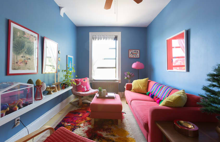 Brooklyn Home Tour: A Small Colorful Apartment | Apartment Therapy