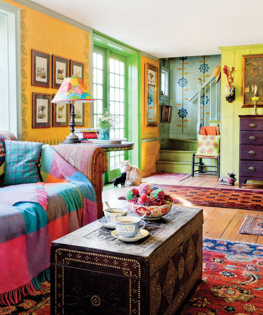 House Tour: A Colorful, Patterned Farmhouse | Apartment Therapy