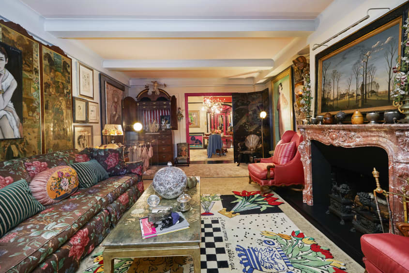 Peek Inside Gloria Vanderbilt’s Whimsical NYC Apartment for Sale