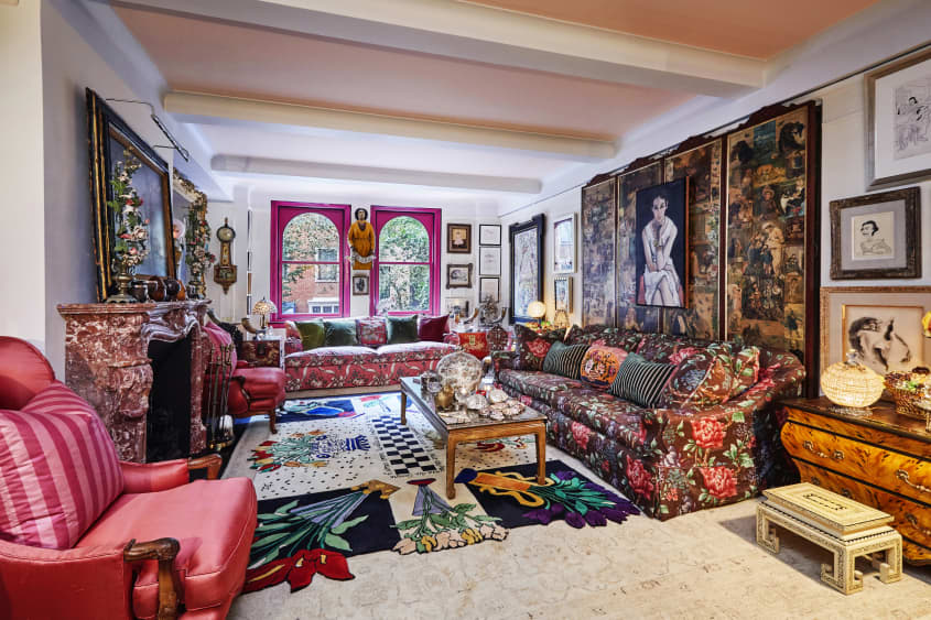Peek Inside Gloria Vanderbilt’s Whimsical NYC Apartment for Sale
