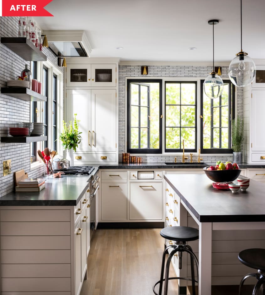 20 Best Kitchen Makeovers Before & After Photos of Kitchen Remodels
