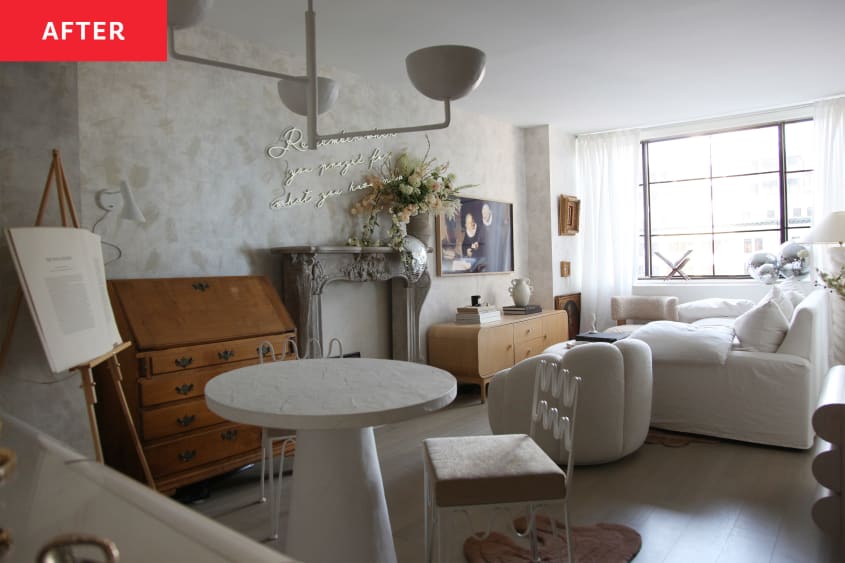 Before & After: Renter-Friendly Limewash Adds Charm to Walls ...