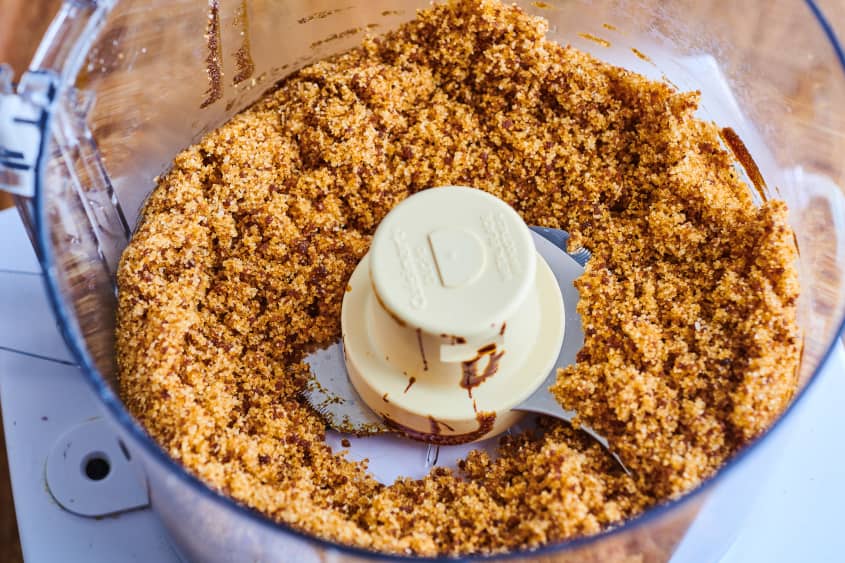 Food processor with homemade brown sugar