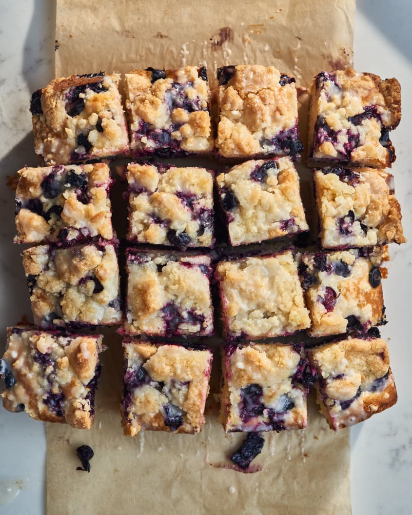 Classic Blueberry Buckle Recipe (Easy, Old Fashioned Version - Main Image