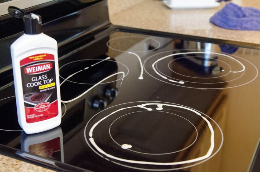 How to clean a stove top including glass, gas and electric stoves