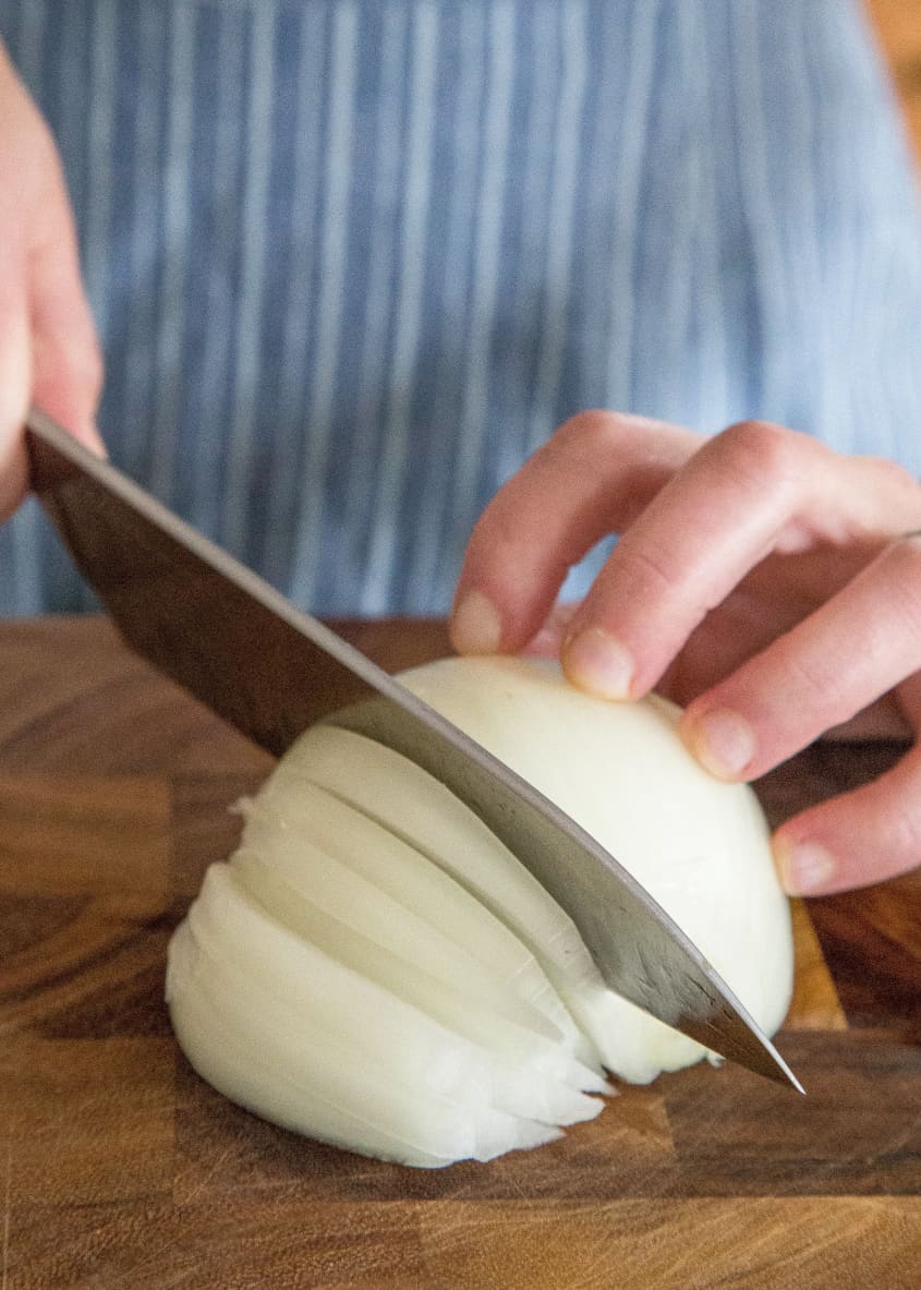 How to Thinly Slice Onions With a Vegetable Peeler