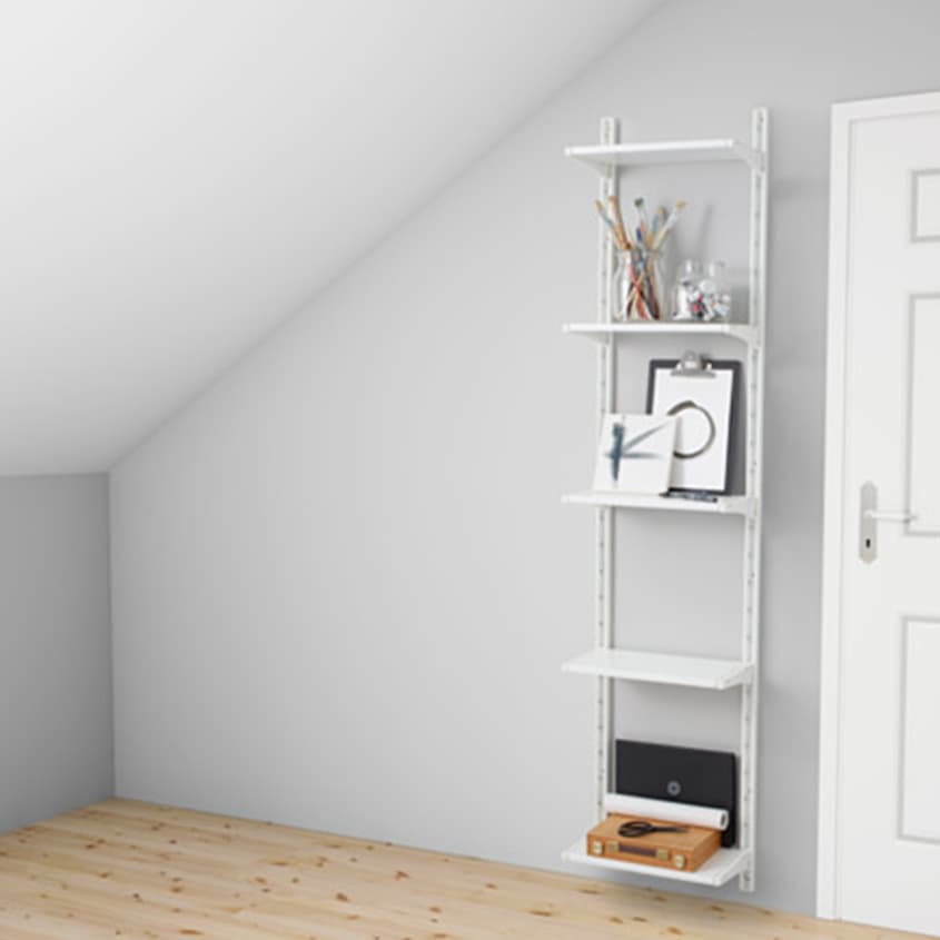 LACK Wall shelf unit, black-brown, 113/4x743/4 - IKEA