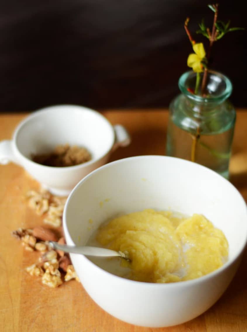 Polenta in a bowl