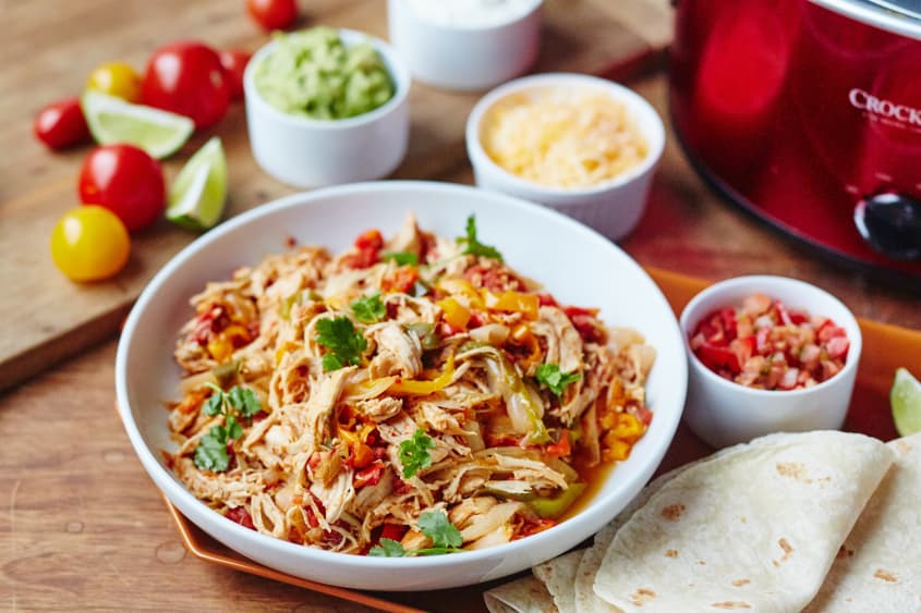 Taco Tuesday 2-Quart Red Round Slow Cooker at