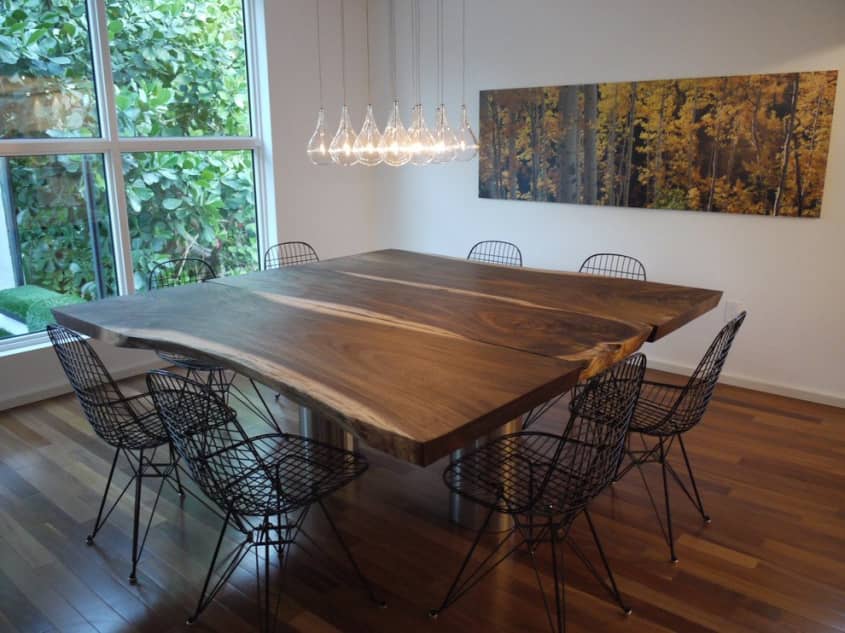 Waterfall Wood Slab Desk - Littlebranch Farm