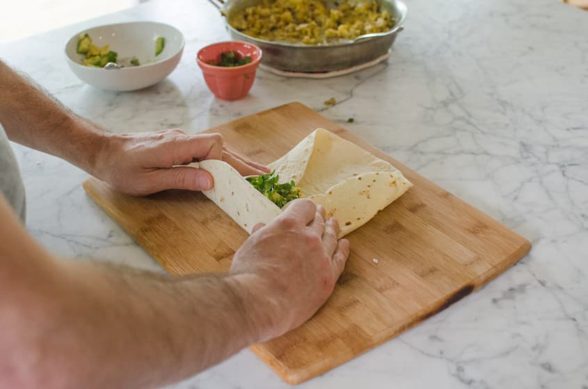 How to Fold a Burrito So None of Your Filling Falls Out — Eat This Not That